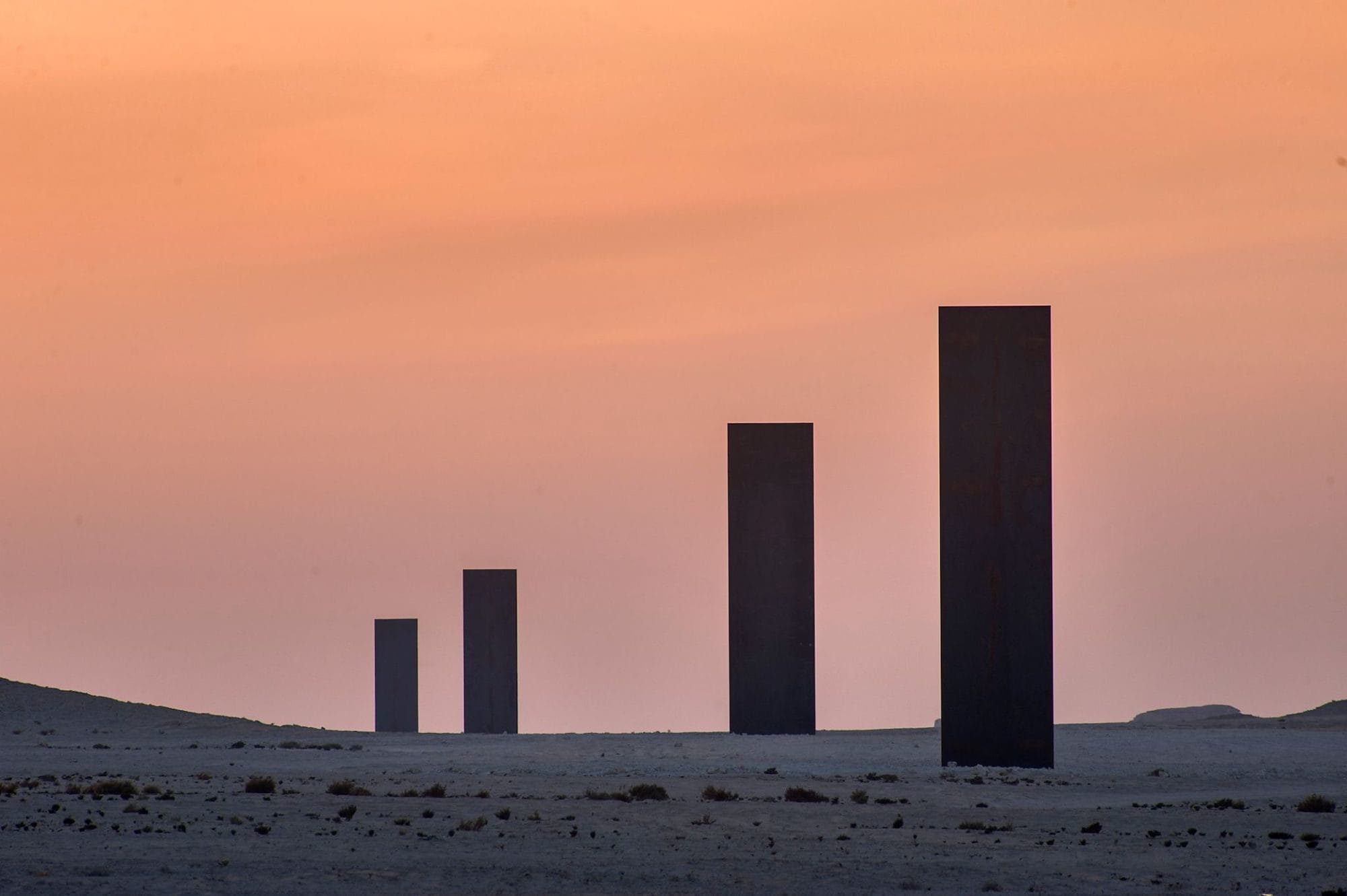 East West-West East (2014) by Richard Serra in Qatar
